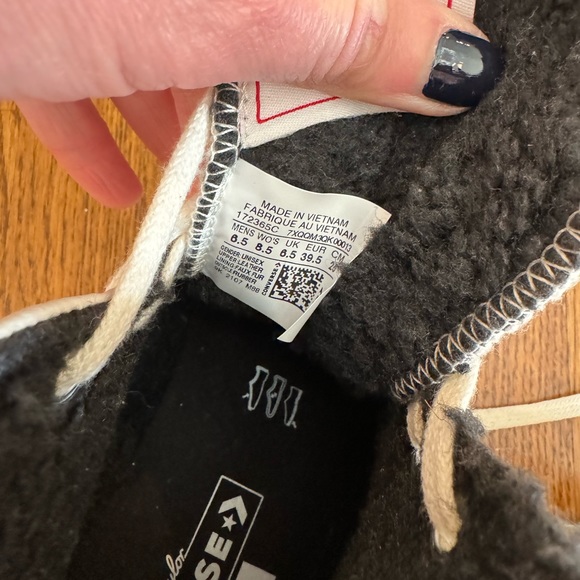 great converse high tops with sherpa. chuck taylor all star 70 high top sneaker - Picture 2 of 7